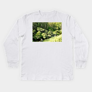 SF Japanese Tea Garden Study 8 Kids Long Sleeve T-Shirt